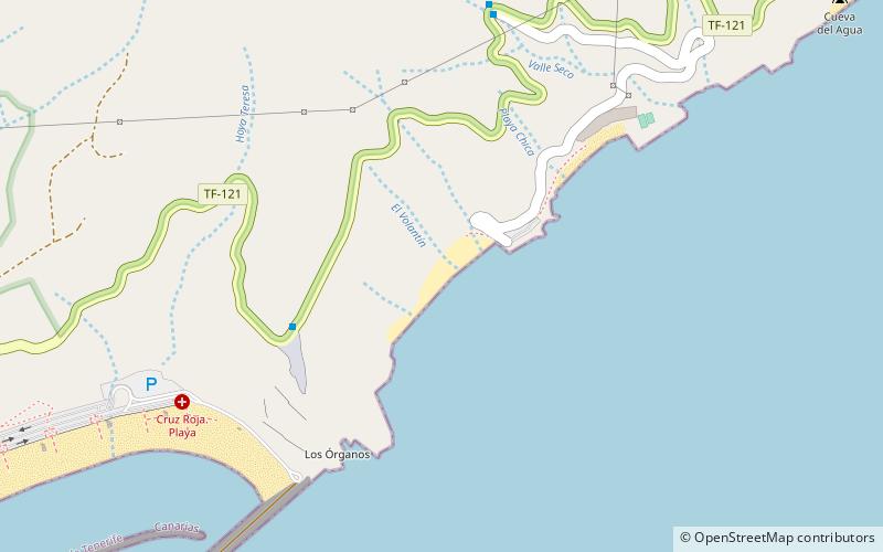 Playa de las Gaviotas location map