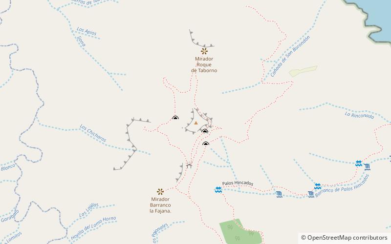 Roque de Taborno location map