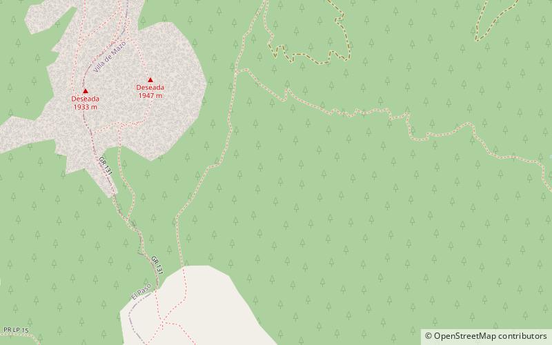 cumbre vieja la palma location map