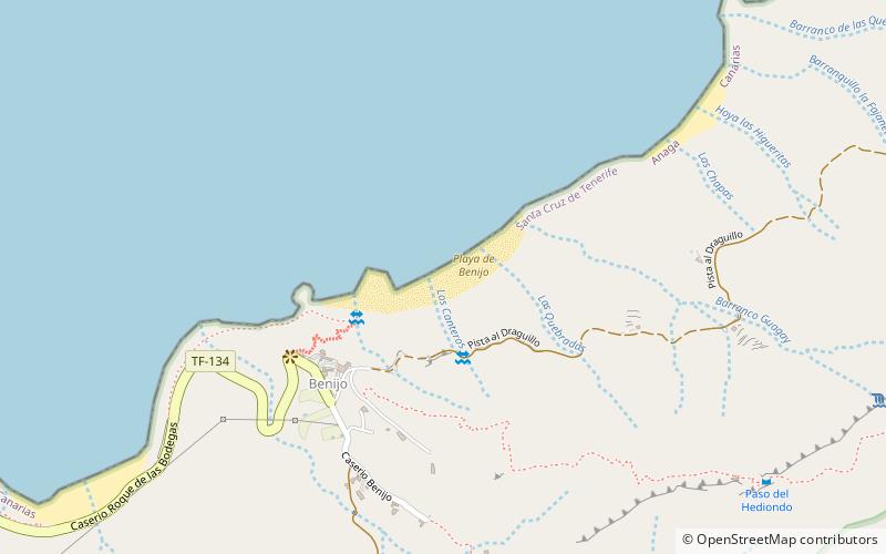 Playa de Benijo location map