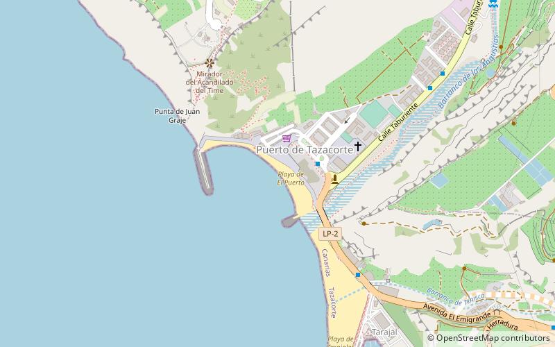 playa puerto de tazacorte location map