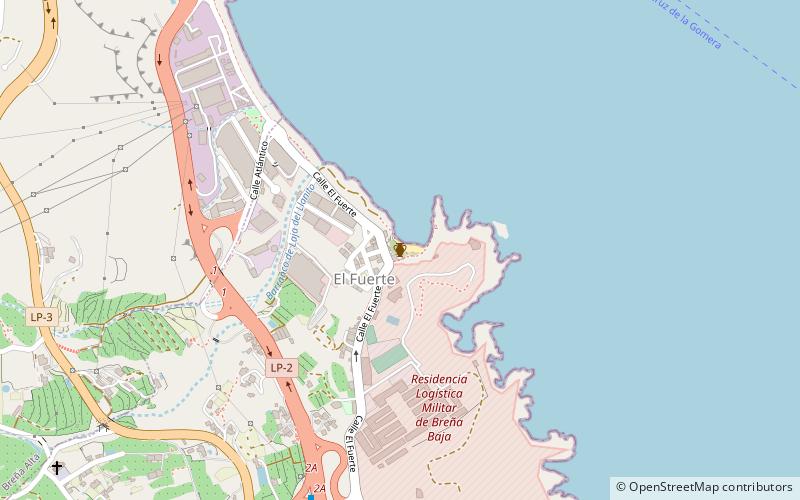 playa de los guinchos los cancajos location map