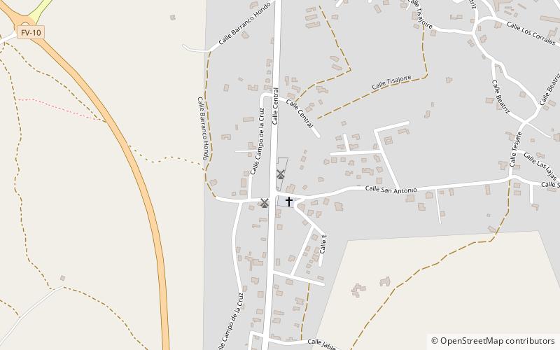 Molino de Lajares location map