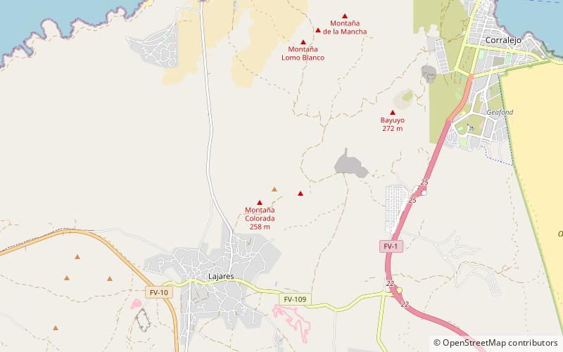 vulkankrater calderon hondo fuerteventura location map