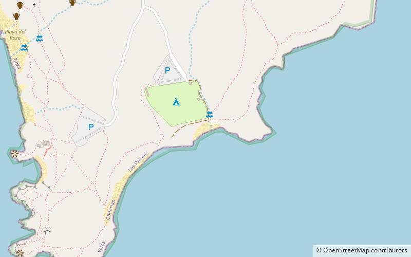 playa de puerto muelas lanzarote location map