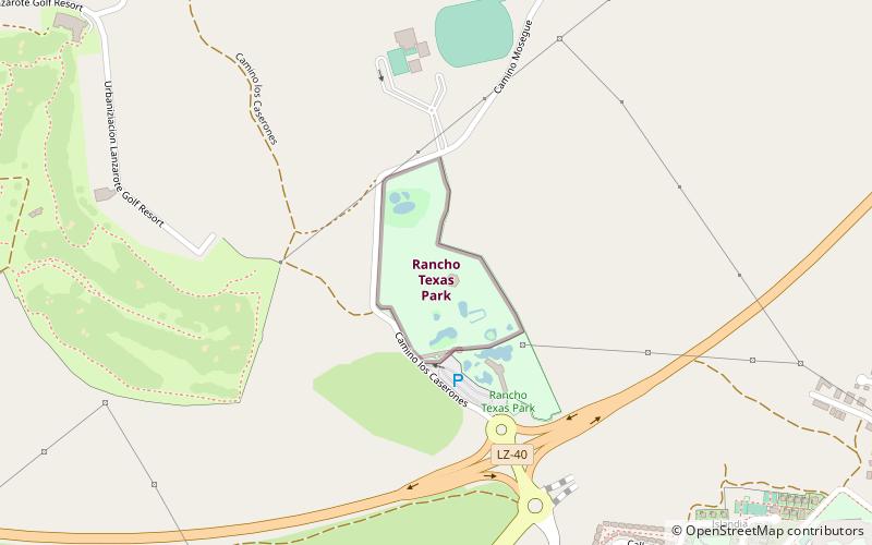 Rancho Texas Park location map