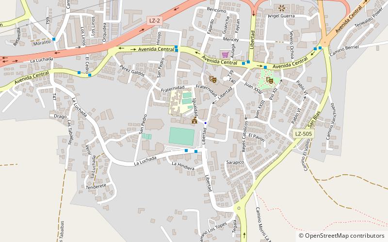 Tías location map