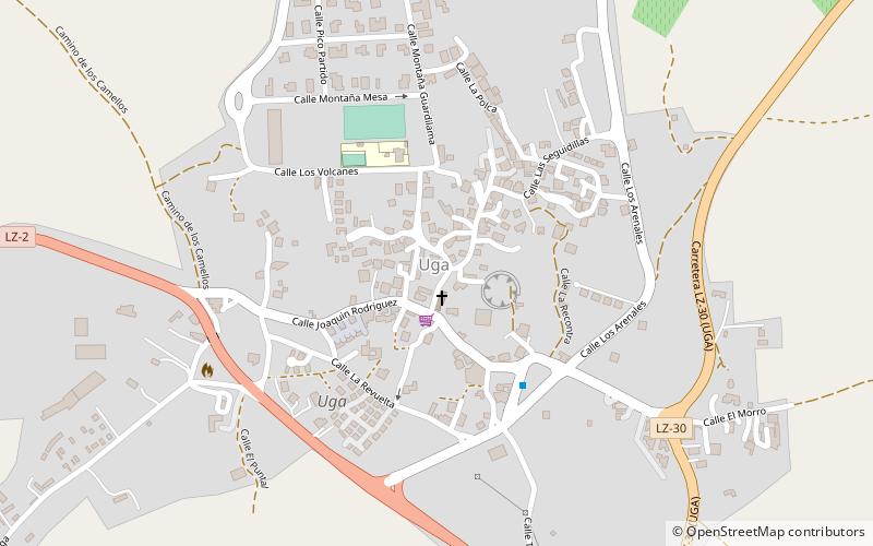 Uga location map