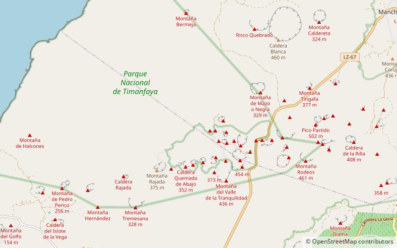 Manto de la Virgen location map