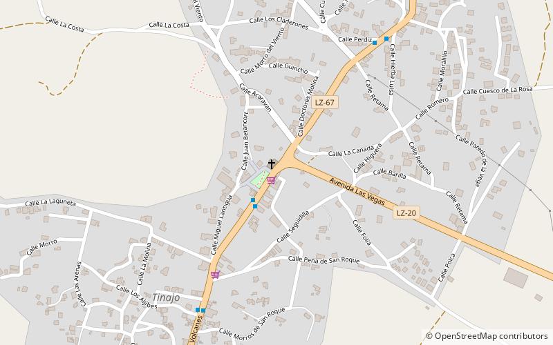 Tinajo location map