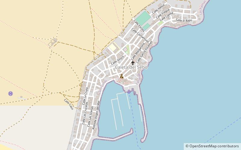 Caleta de Sebo location map