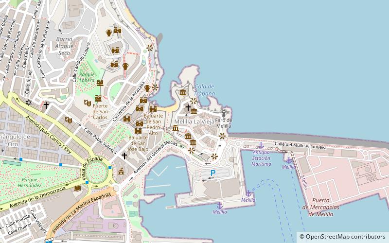 Melilla la Vieja location map