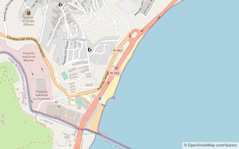 Playa de Tramaguera location map