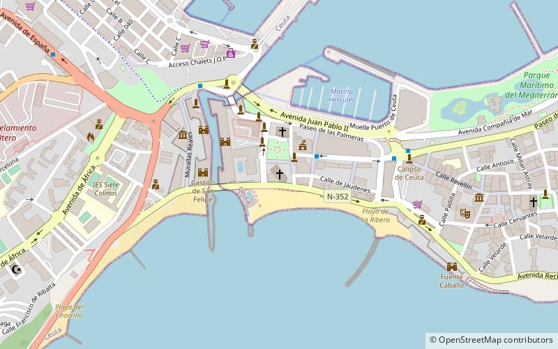 Cathédrale de Ceuta location map