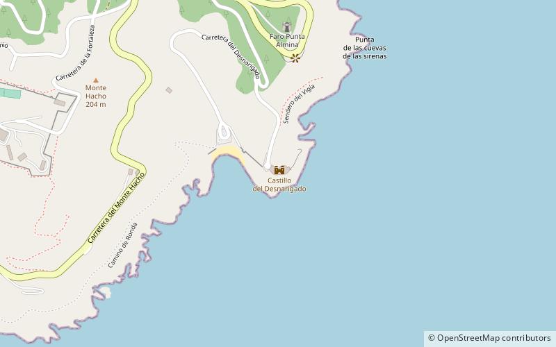Fuerte del Desnarigado location map