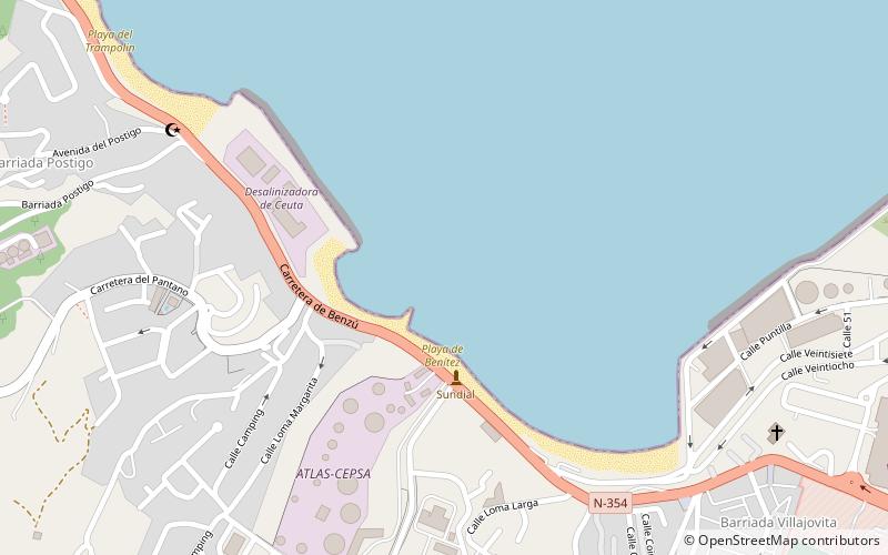 Playa Benítez location map