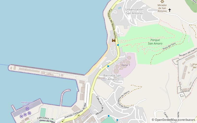 Playa San Amaro location map
