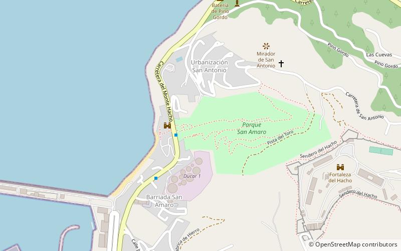 parque san amaro ceuta location map