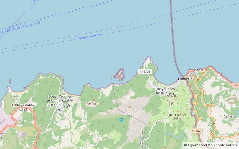 Perejil Island location map
