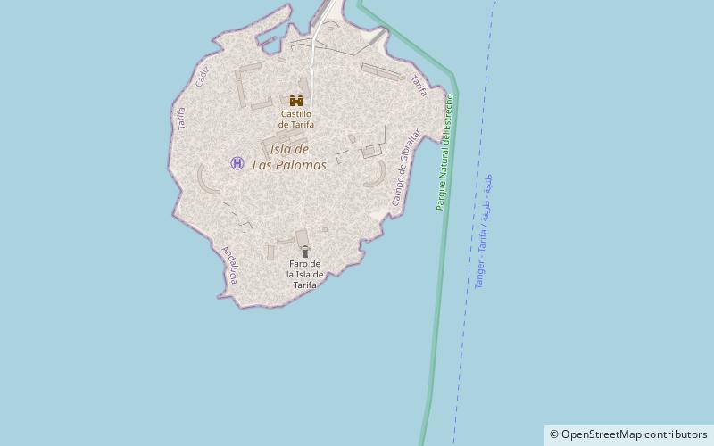 Port of Tarifa location map