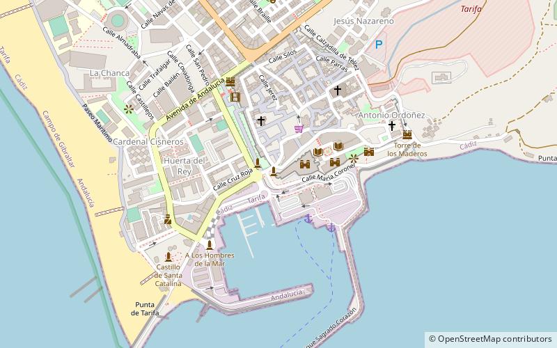 Castillo de Tarifa location map