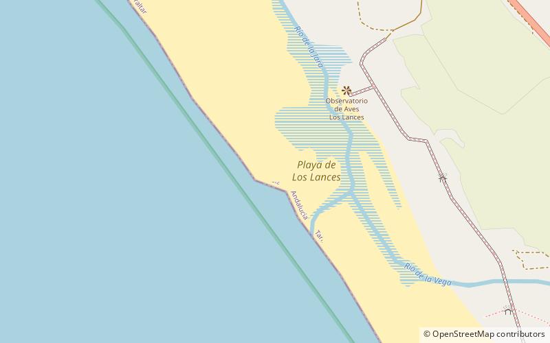 Playa de Los Lances location map