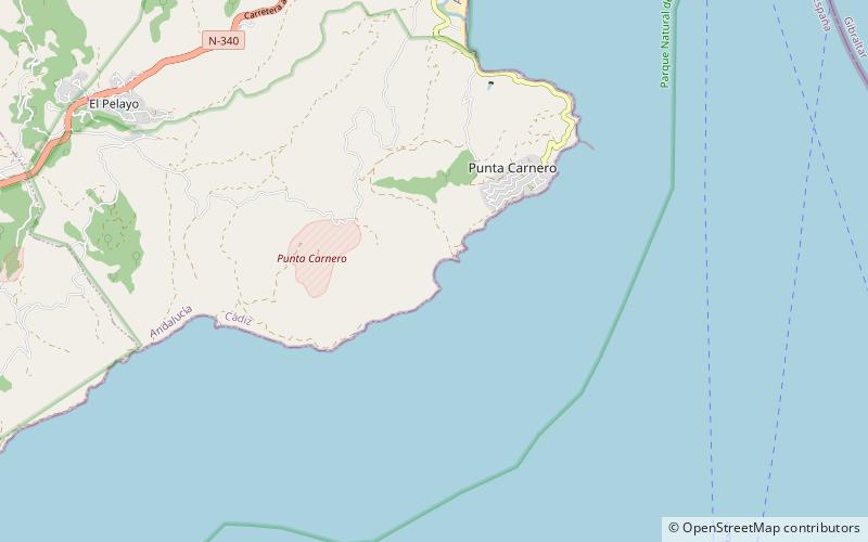 Cala Arenas location map