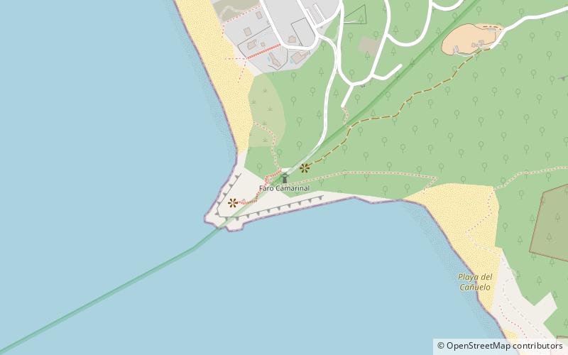faro camarinal el estrecho natural park location map