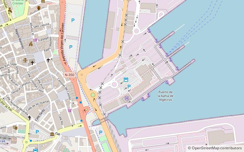 Hafen von Algeciras location map