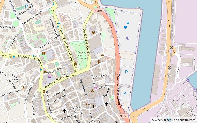 Marinid Walls of Algeciras location map