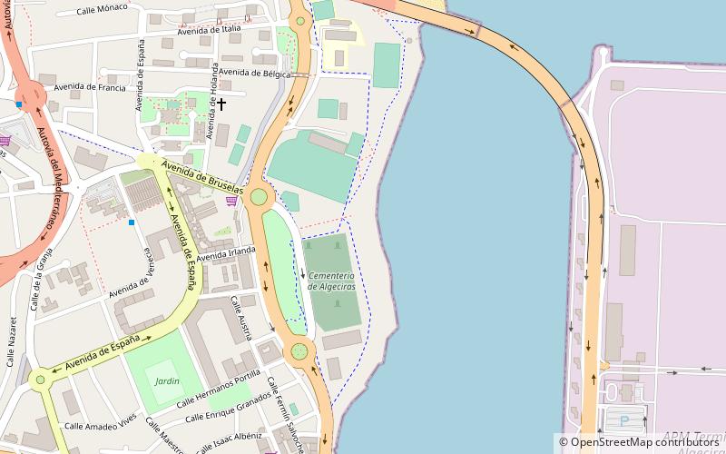 paseo cornisa algeciras location map