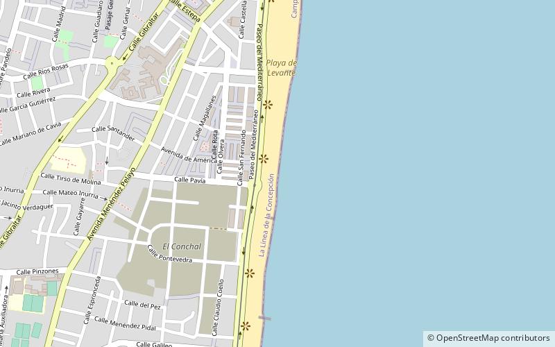 Playa de Santa Bárbara location map