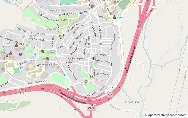 Santa María la Coronada Church location map