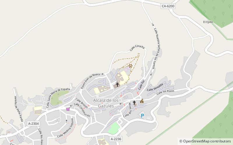 Castle of Alcalá de los Gazules location map