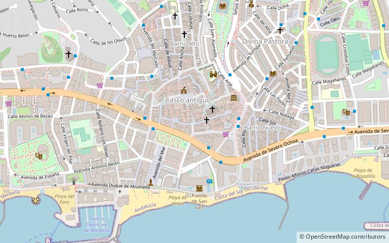 plaza de jose palomo marbella location map