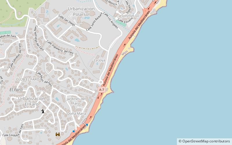 playa del faro el faro fuengirola location map