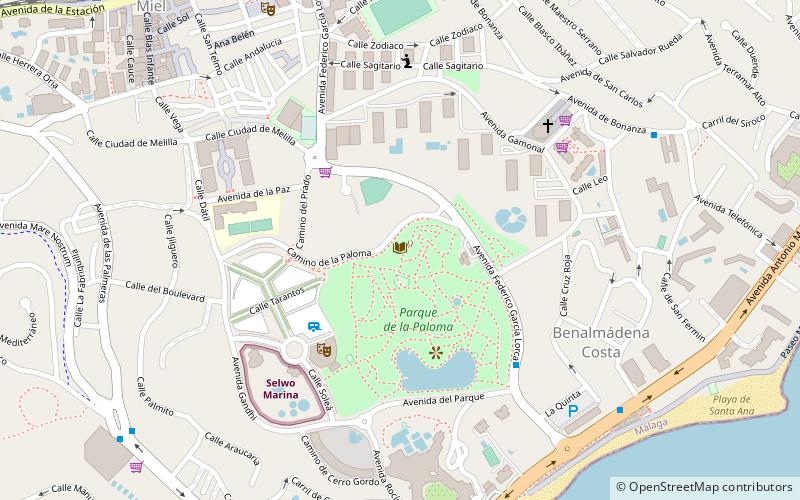 parque de la paloma benalmadena location map