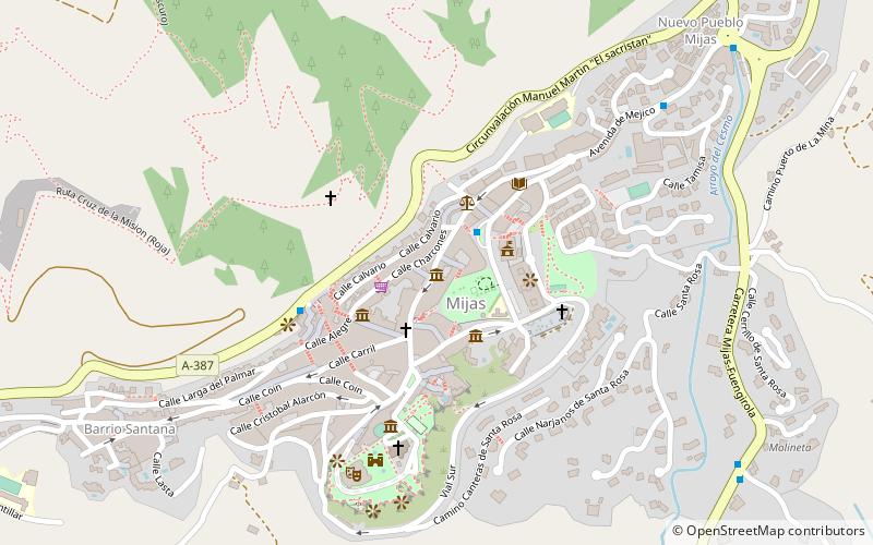 C.A.C. Mijas location map