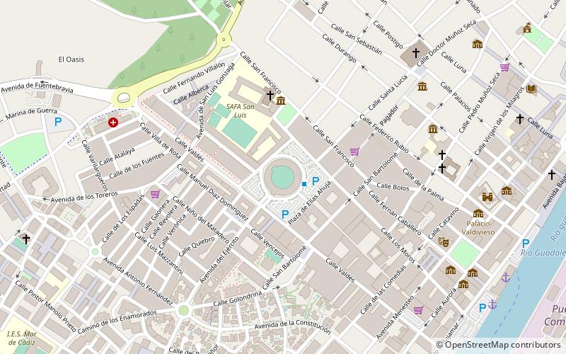 Plaza de Toros location map