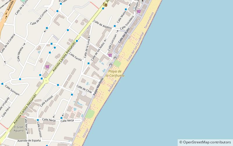 playa de fuente salud torremolinos location map