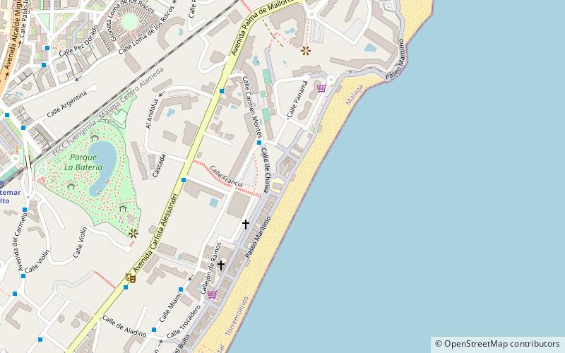 la carihuela torremolinos location map