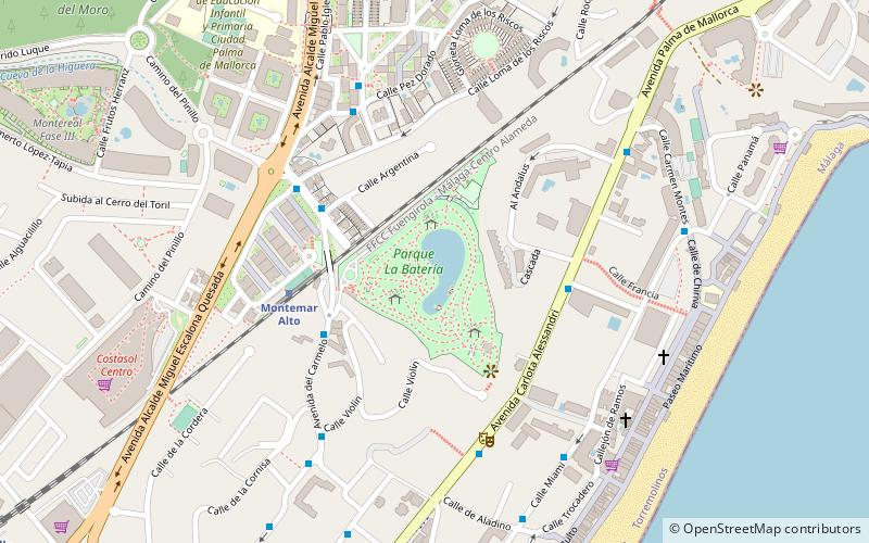 Parque de la Batería location map