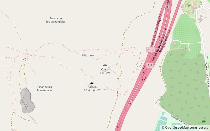 Cave of El Toro location map
