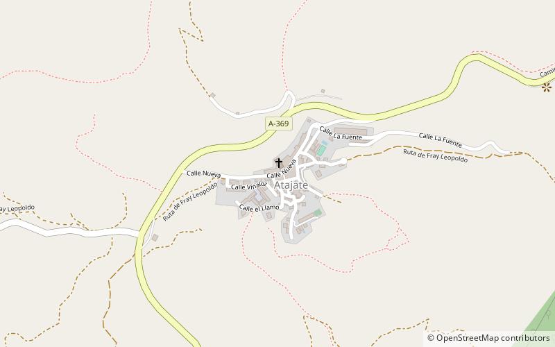 Atajate location map