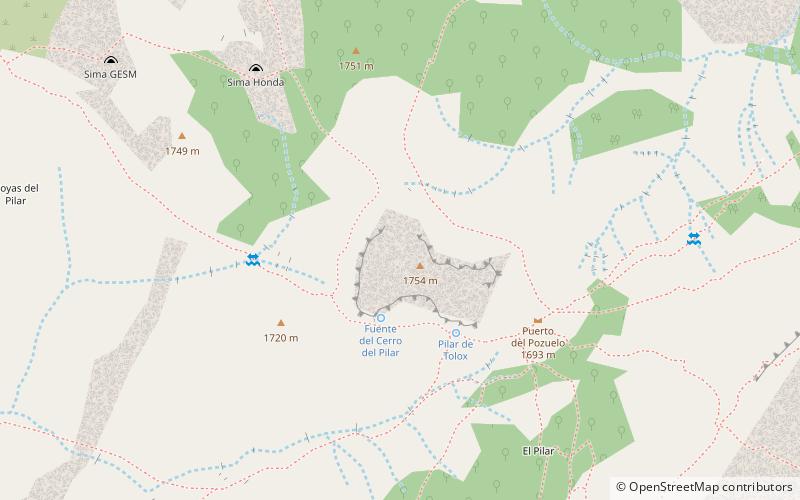 Sierra de las Nieves location map