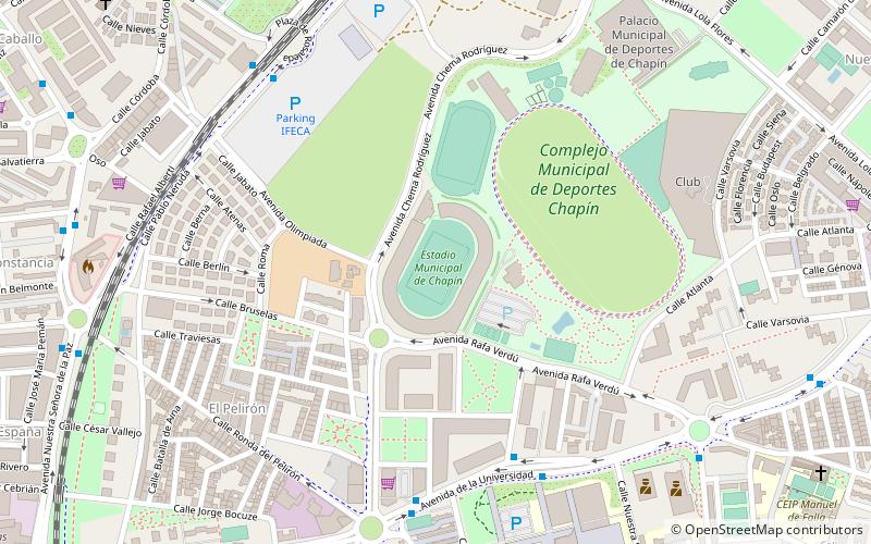 Stade municipal de Chapín location map