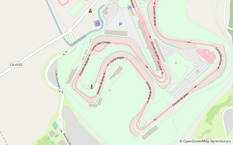Circuit permanent de Jerez location map