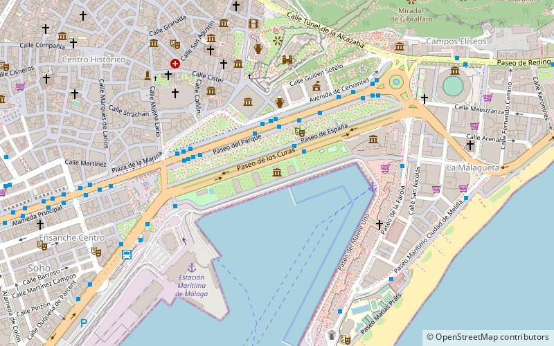 museo alborania malaga location map