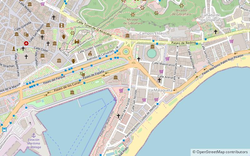 Centre Pompidou Málaga location map