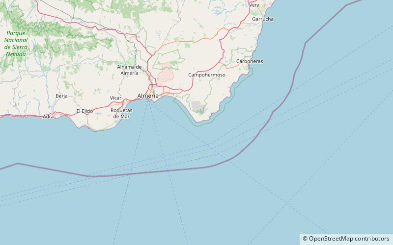 Cala de las Sirenas location map